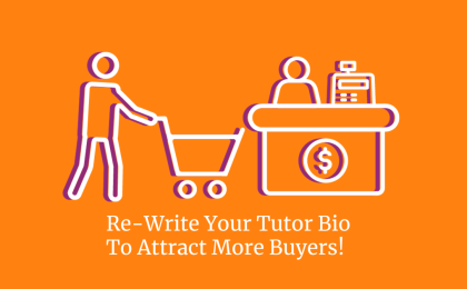 blog post to help you re-write your craft tutor bio to help people buy your classes