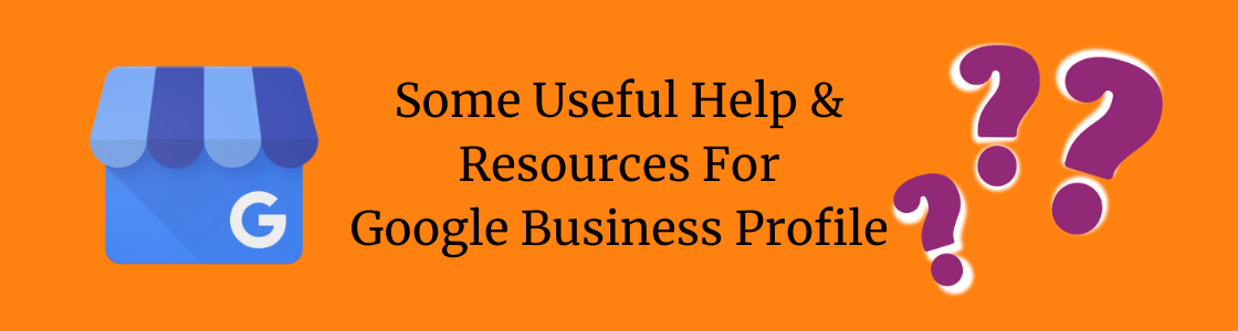 image to highlight a new section of a blog post listing google business profile resources and help